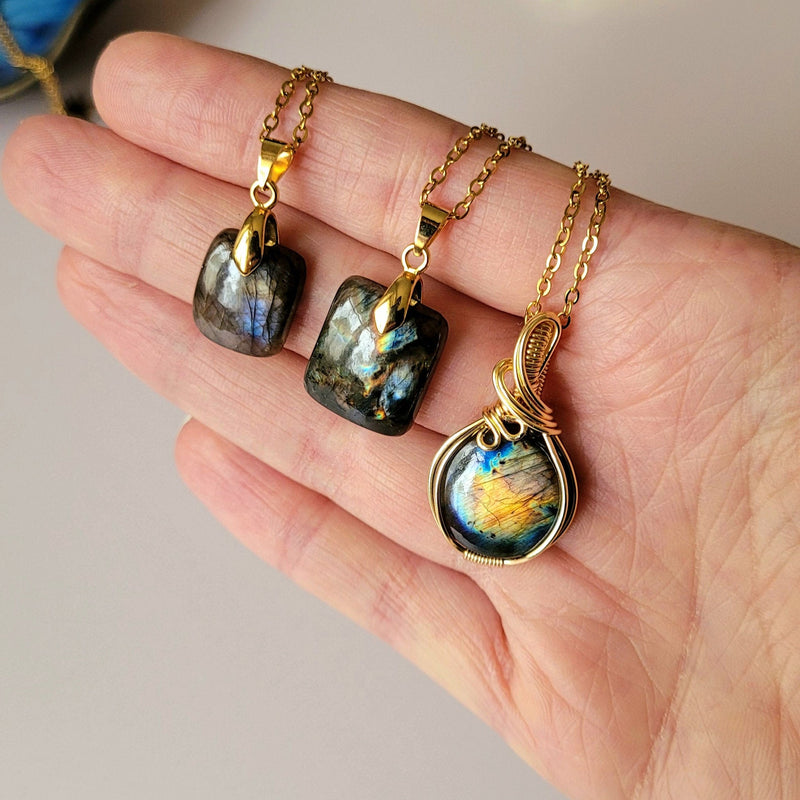 Collection mini labradorite