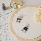 Boucles d’oreilles perles et arbre de vie – pierres naturelles