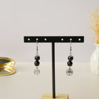 Boucles d’oreilles perles et arbre de vie – pierres naturelles