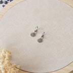 Boucles d'oreilles soleil et oeil, dormeuse acier inoxydable