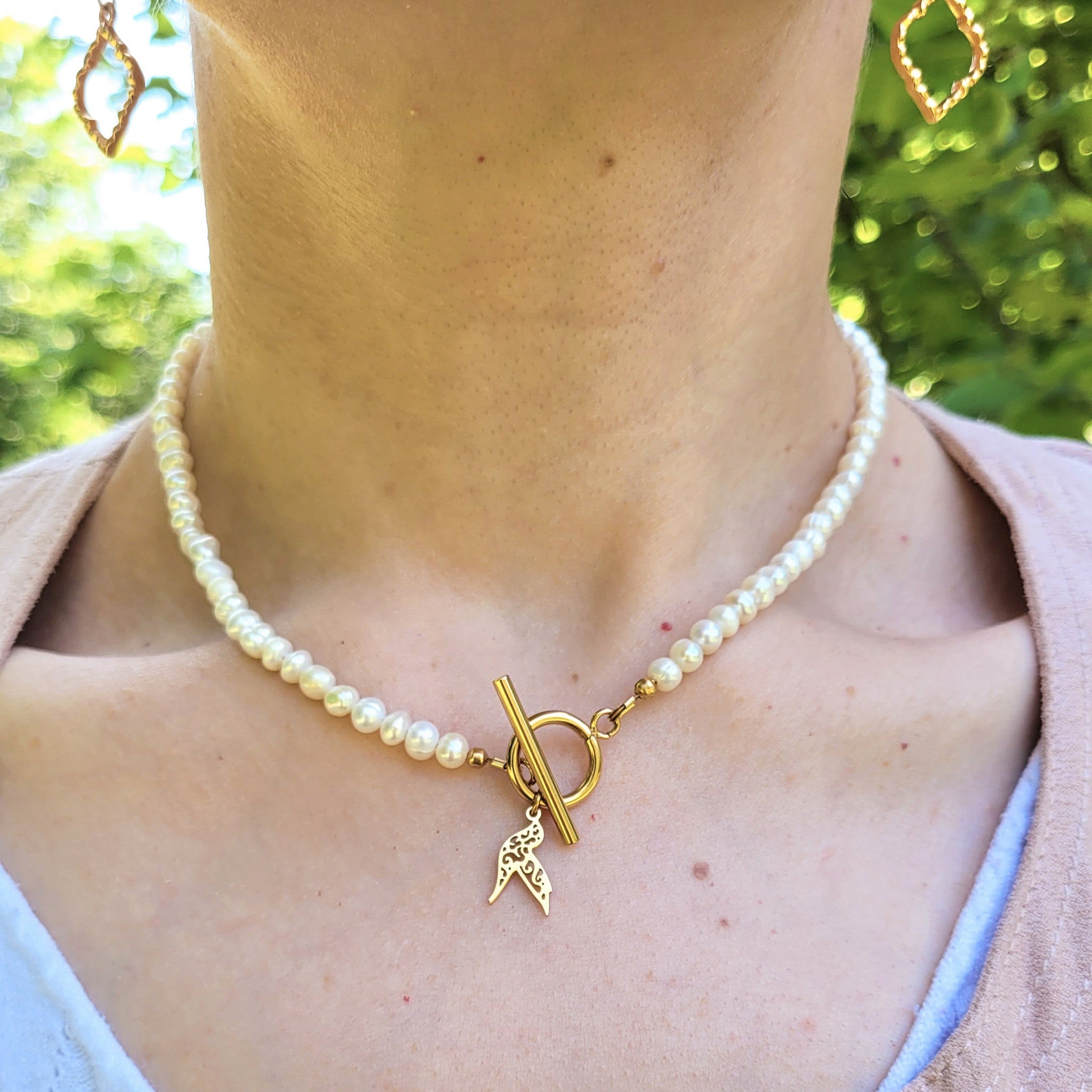 Collier Awen nacre