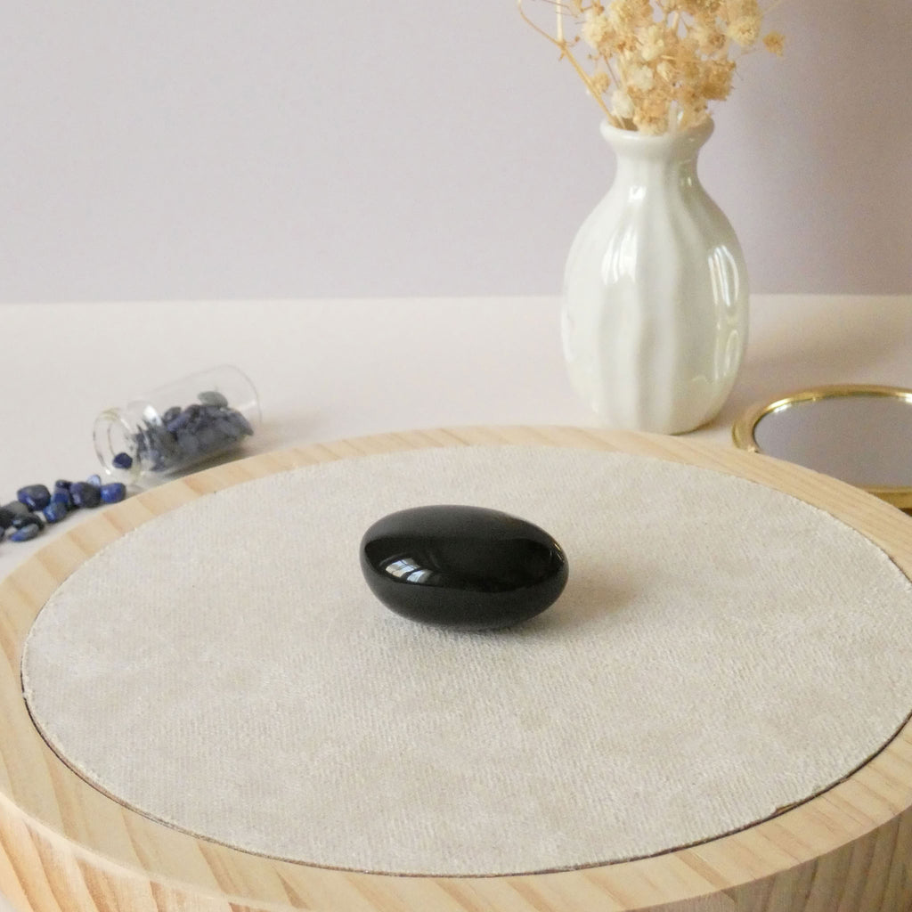 Galet en obsidienne oeil céleste