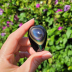 Galet en obsidienne oeil céleste (arc en ciel)