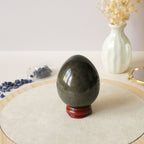 Oeuf en obsidienne dorée du Mexique 6cm - 180gr