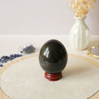 Oeuf en obsidienne dorée du Mexique 5,8cm - 167gr