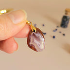 Pendentif agate du Malawi 2,2 cm