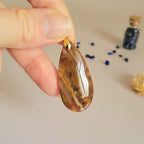 Pendentif agate sagénite 4,3 cm