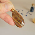 Pendentif agate sagénite 4,3 cm