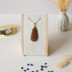 Pendentif agate sagénite 4,3 cm