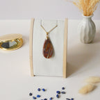 Pendentif agate sagénite 4,3 cm