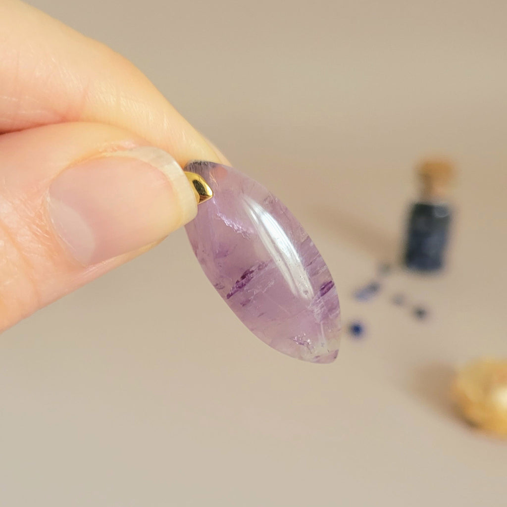 Pendentif améthyste 3,1 cm