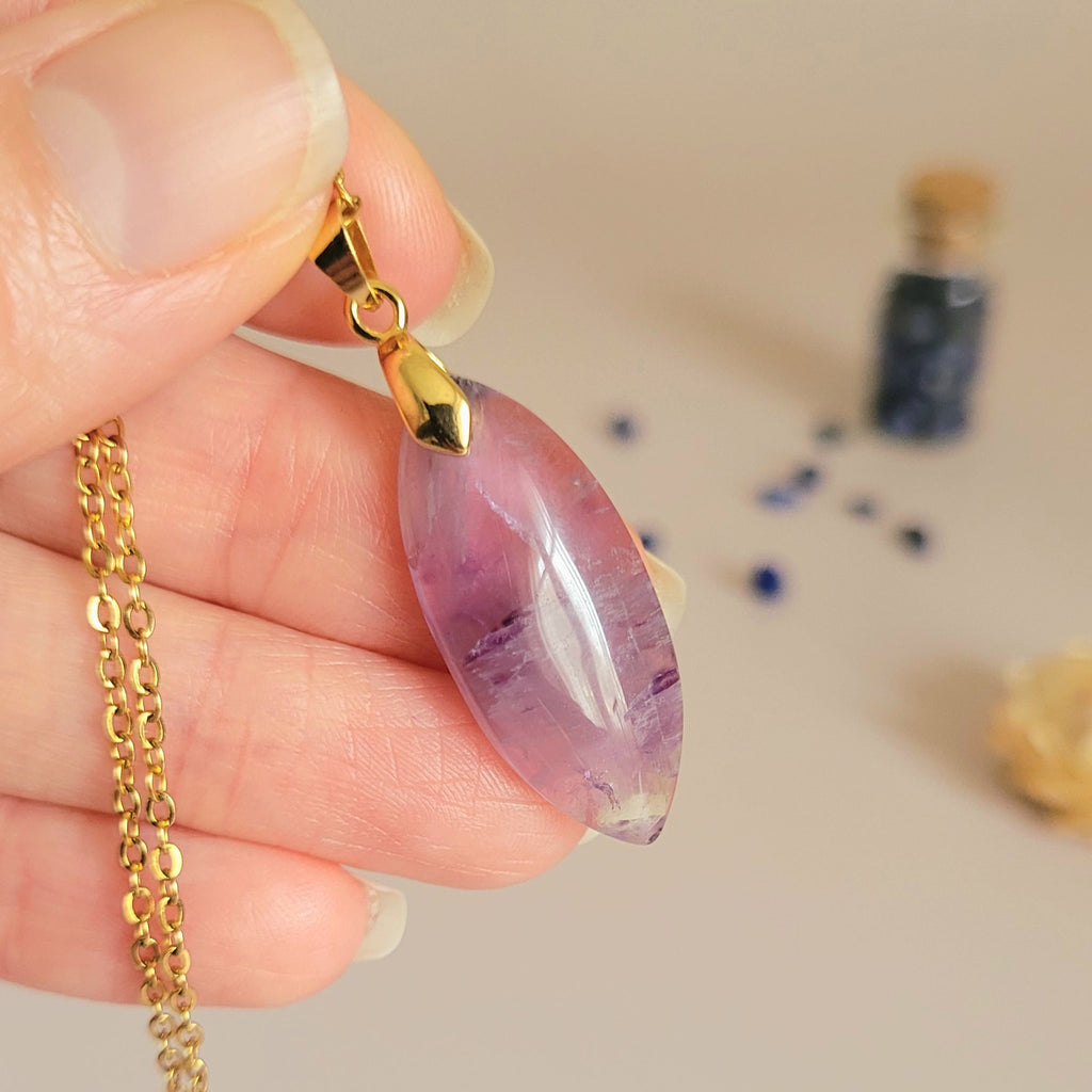 Pendentif améthyste 3,1 cm
