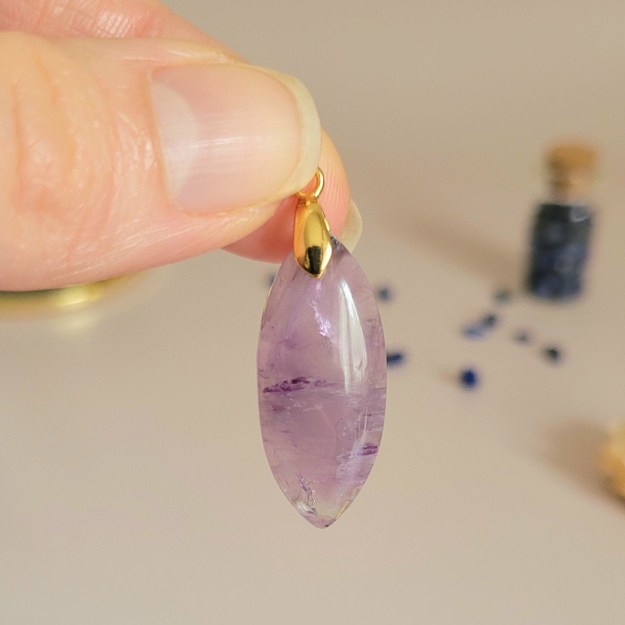 Pendentif améthyste 3,1 cm