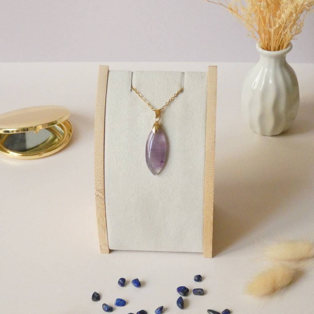 Pendentif améthyste 3,1 cm