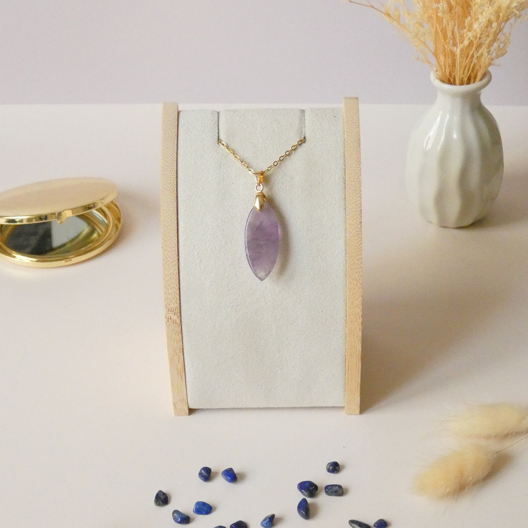 Pendentif améthyste 3,1 cm