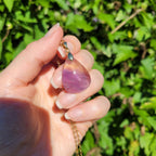 Pendentif en amétrine, bélière dorée - pierre naturelle