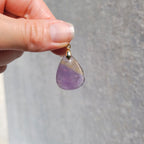 Pendentif en amétrine, bélière dorée - pierre naturelle