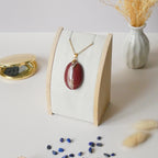 Pendentif bois fossile 3,8 cm Madagascar