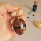 Pendentif bois fossile 3,8 cm