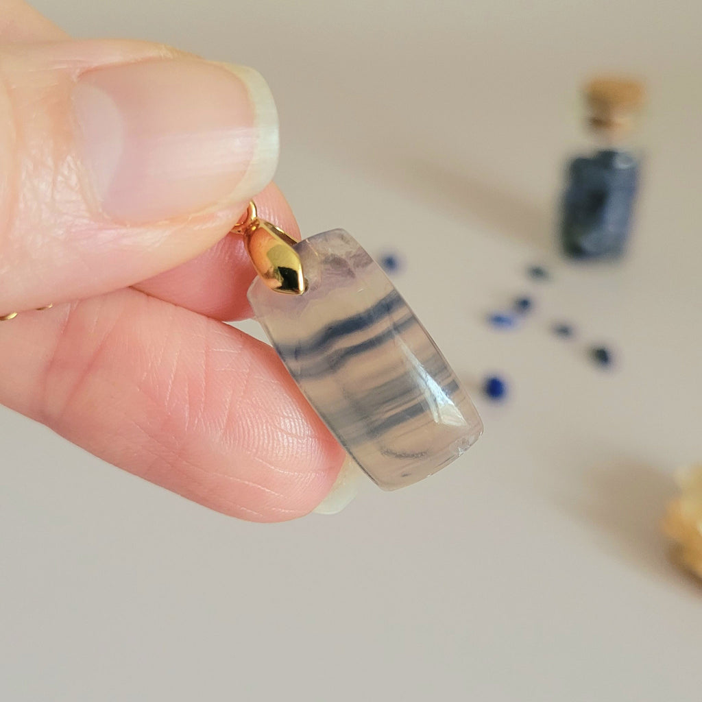 Pendentif fluorite 2,2 cm