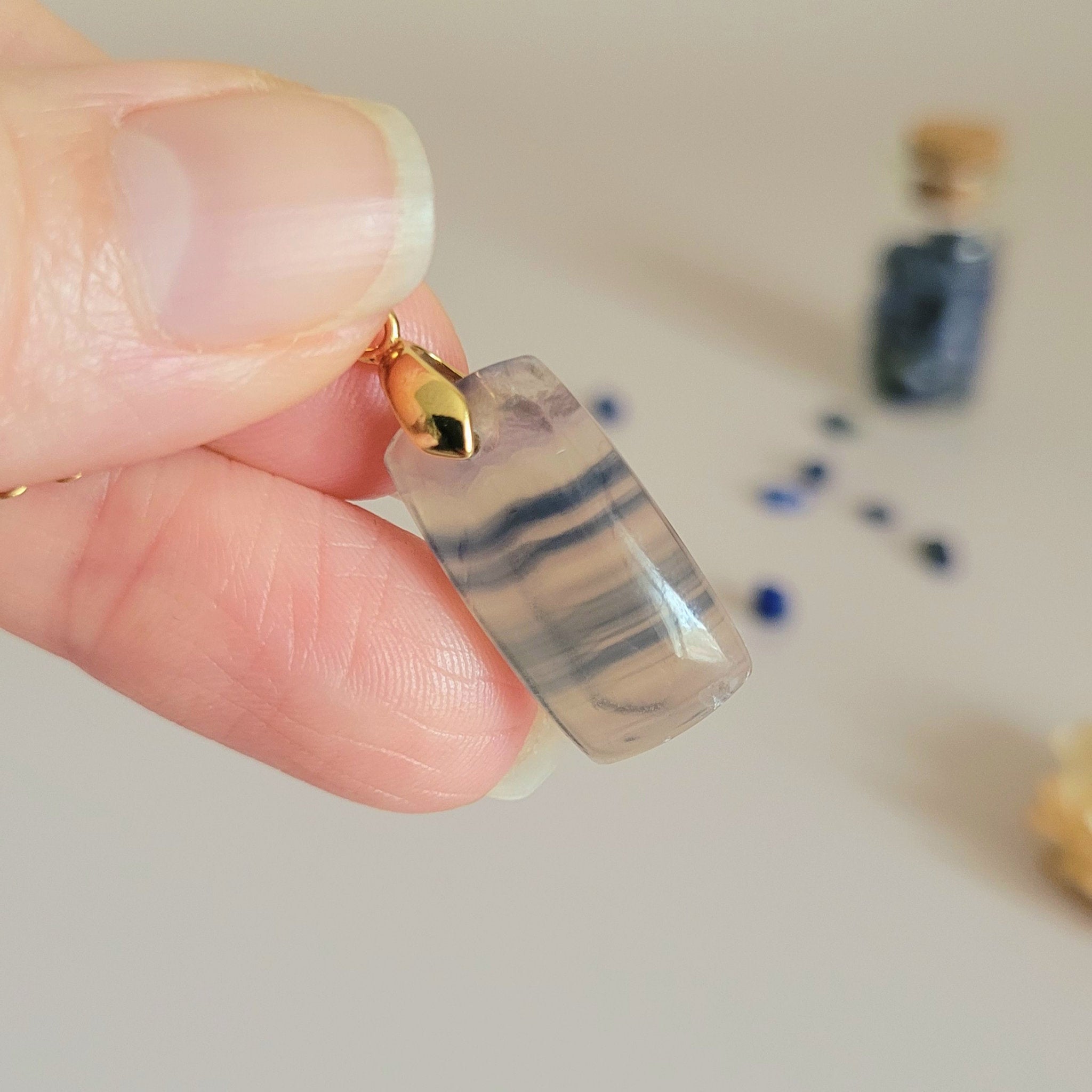 Pendentif fluorite 2,2 cm