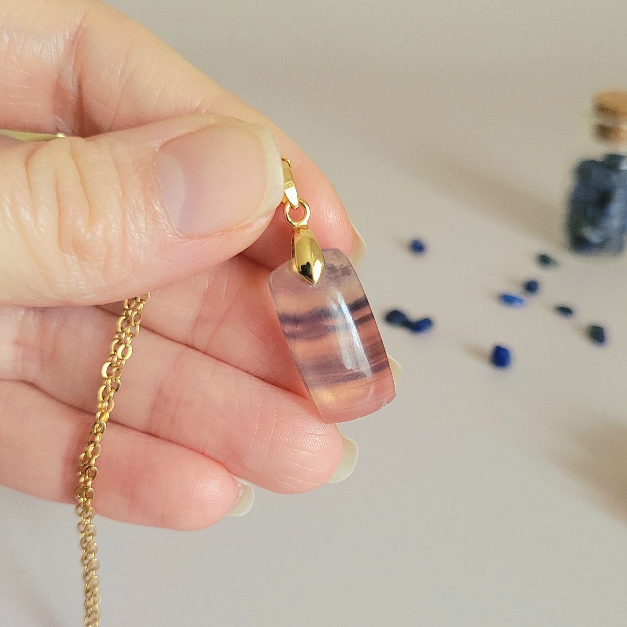 Pendentif fluorite 2,2 cm