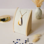 Pendentif jaspe mokaïte 3,7 cm