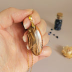 Pendentif jaspe polychrome 4 cm