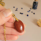 Pendentif jaspe rouge 2,6 cm
