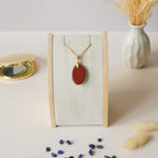 Pendentif jaspe rouge 2,6 cm