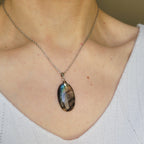 Pendentif en labradorite – 3 cm