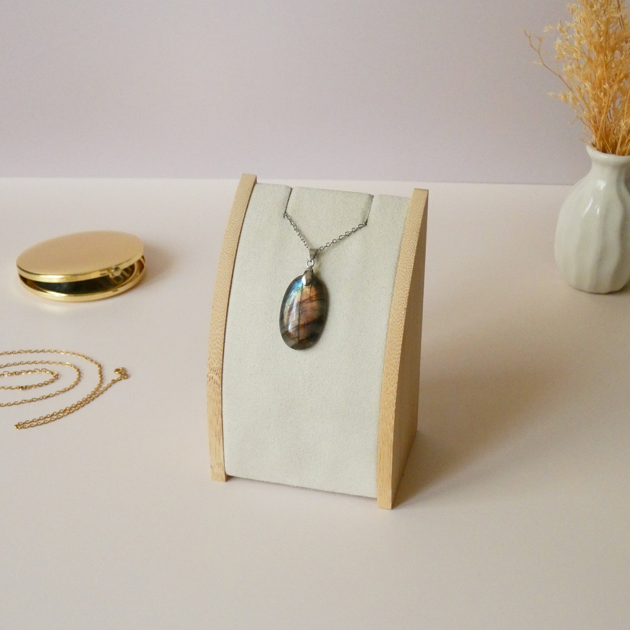 Pendentif en labradorite – 3 cm