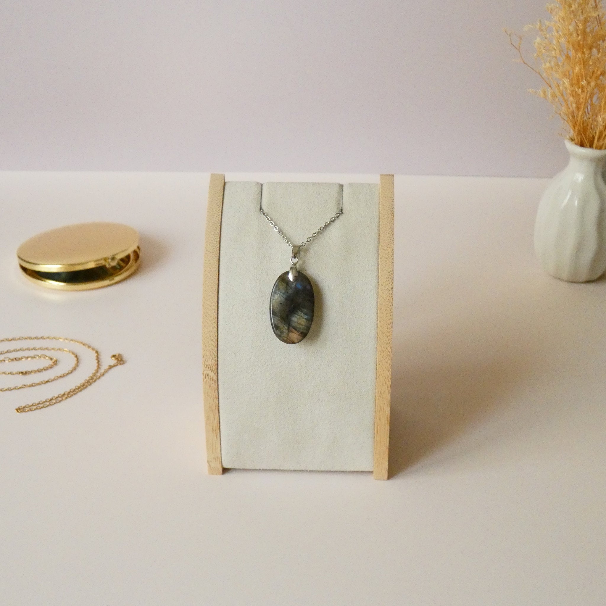 Pendentif en labradorite – 3 cm
