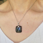 Pendentif en labradorite – 2 cm