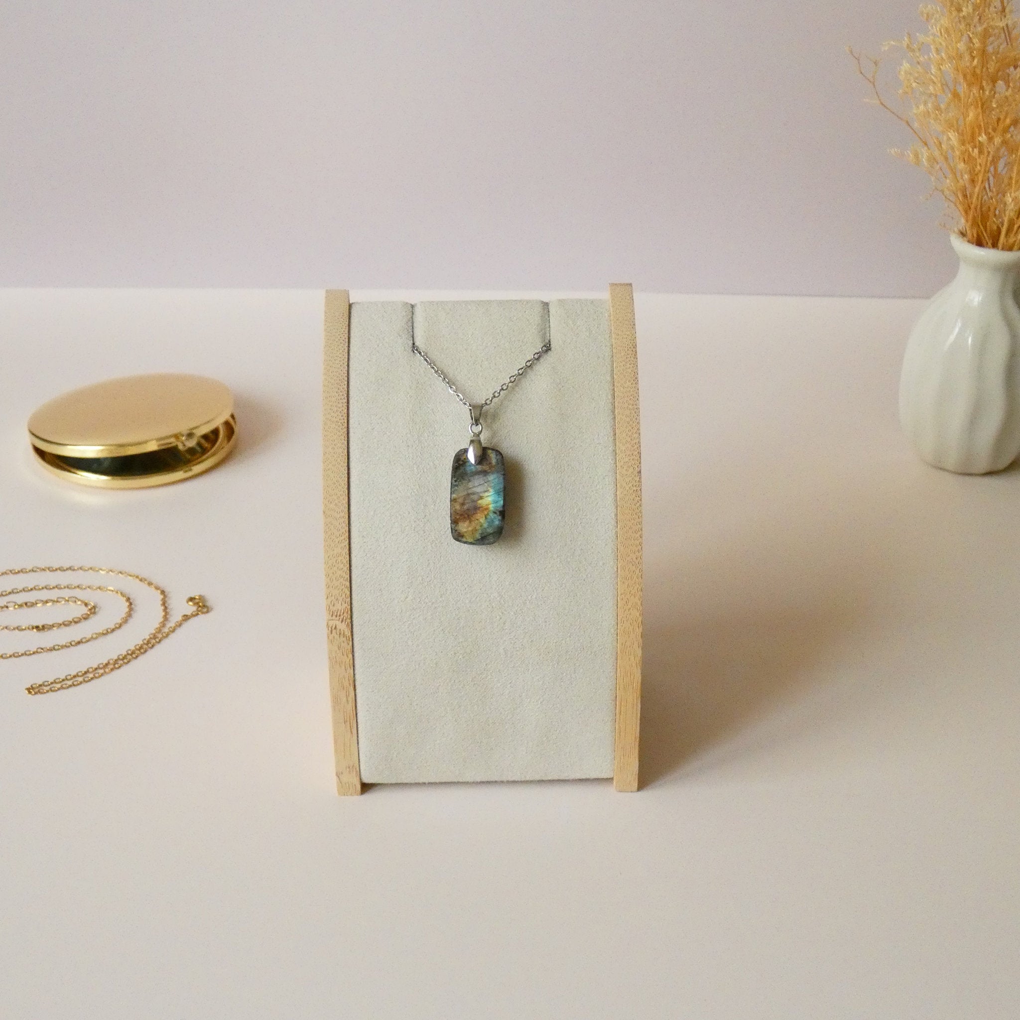 Pendentif en labradorite – 2,3 cm