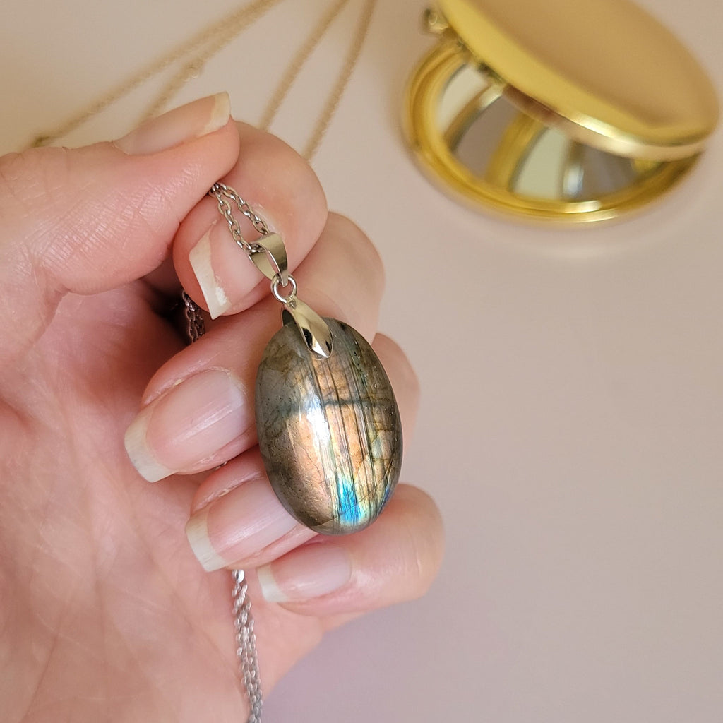 Pendentif en labradorite – 2,9 cm