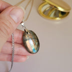 Pendentif en labradorite – 2,9 cm