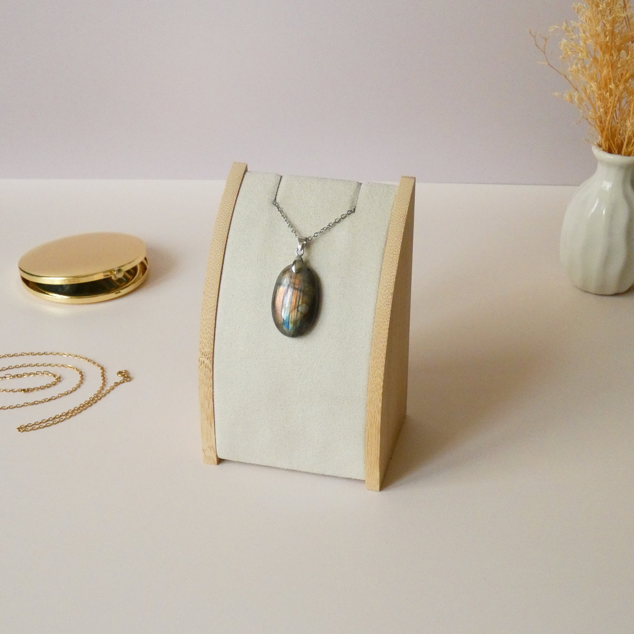 Pendentif en labradorite – 2,9 cm