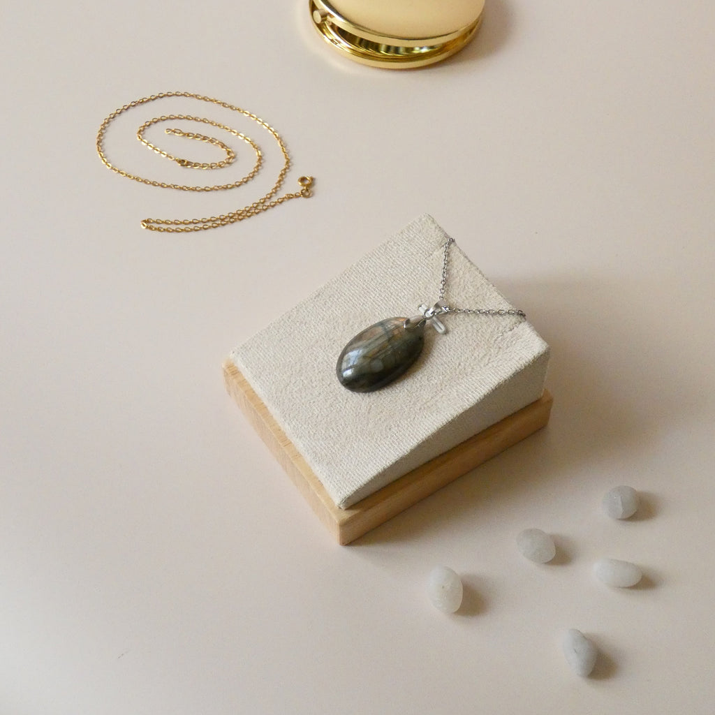Pendentif en labradorite – 2,9 cm