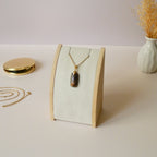 Pendentif en labradorite violette – 2,2 cm