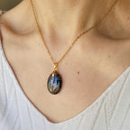 Pendentif en labradorite – 2,5 cm