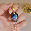 Pendentif en labradorite – 2,5 cm