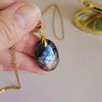 Pendentif en labradorite – 2,5 cm