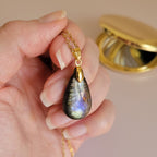 Pendentif en labradorite – 2,5 cm