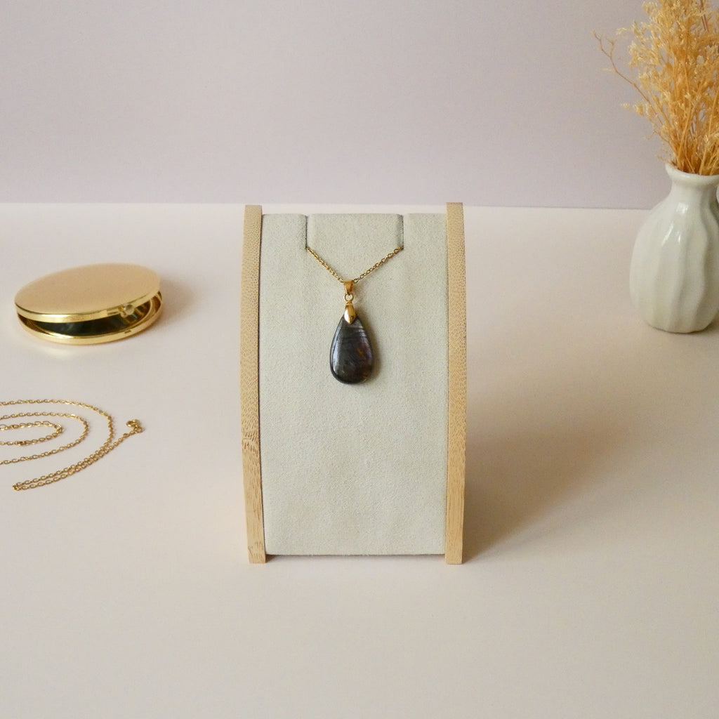 Pendentif en labradorite – 2,5 cm