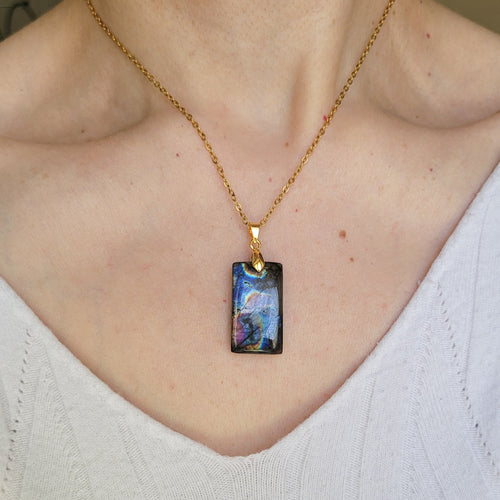 Pendentif en labradorite – 2,7 cm