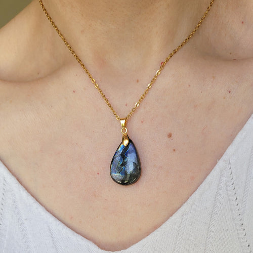 Pendentif en labradorite – 2,5 cm
