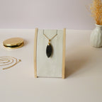 Pendentif en labradorite marquise – 3,6 cm