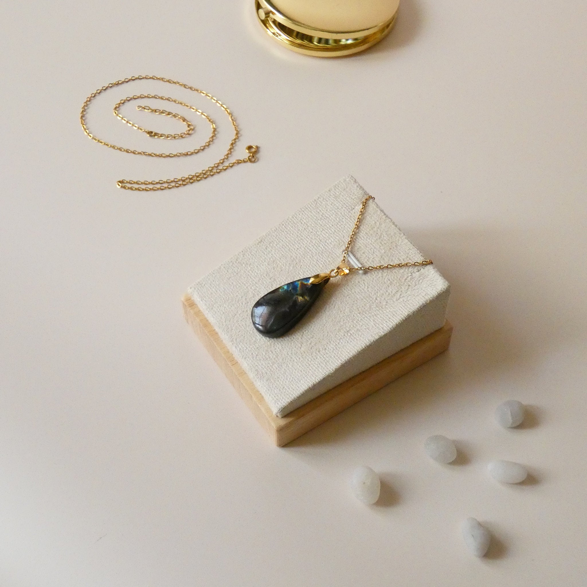 Pendentif en labradorite – 3,1 cm