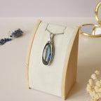 Pendentif en labradorite bleue 5,6 cm bijou artisanal